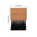 Wooden handle referee brush