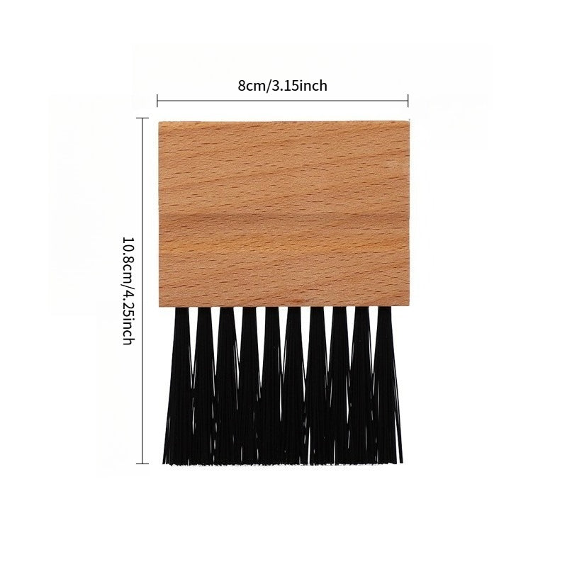 Wooden handle referee brush