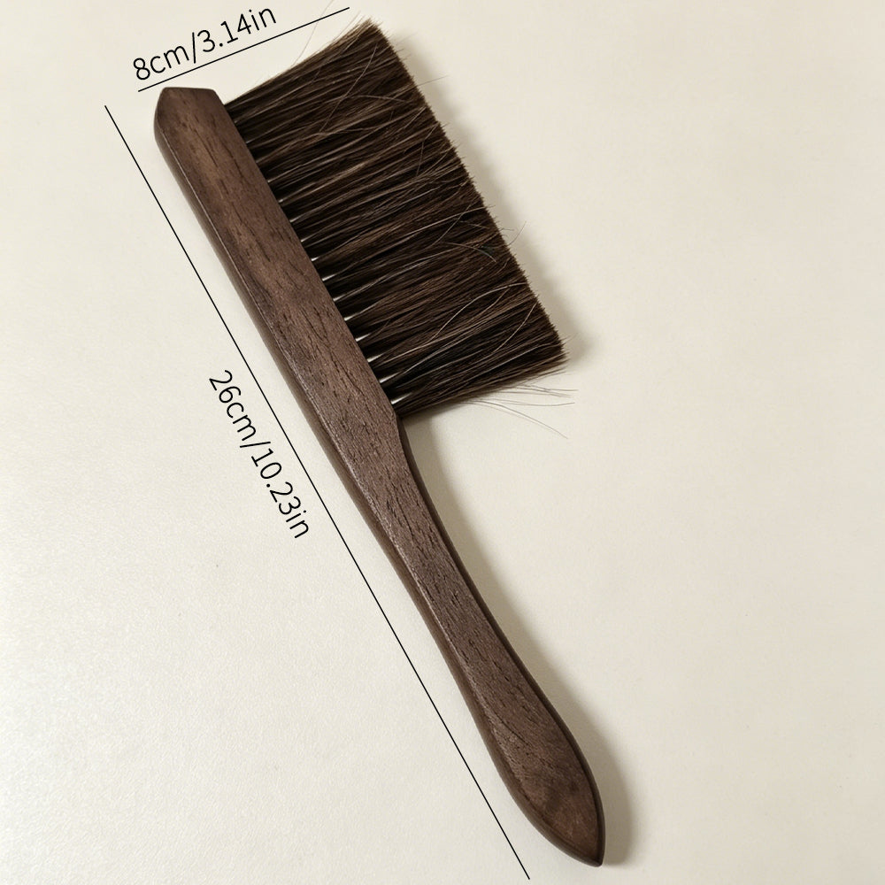 Horse Tail Hair Bee Brush Nut-brown