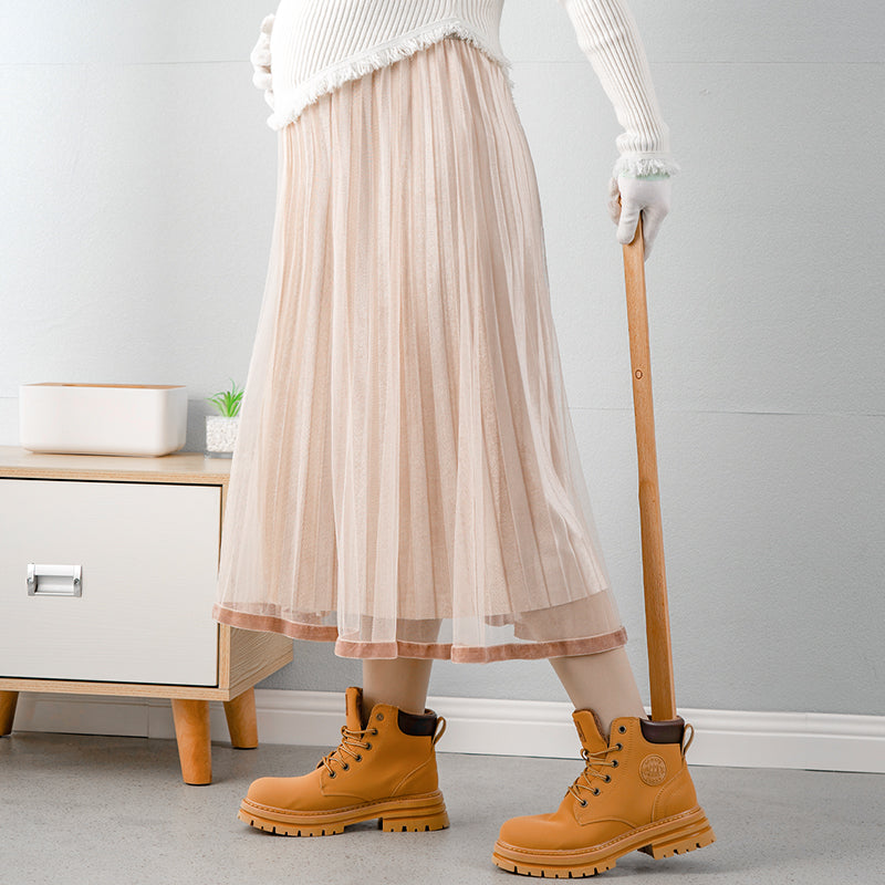 75CM Beech Wooden Magnetic Shoe Horn