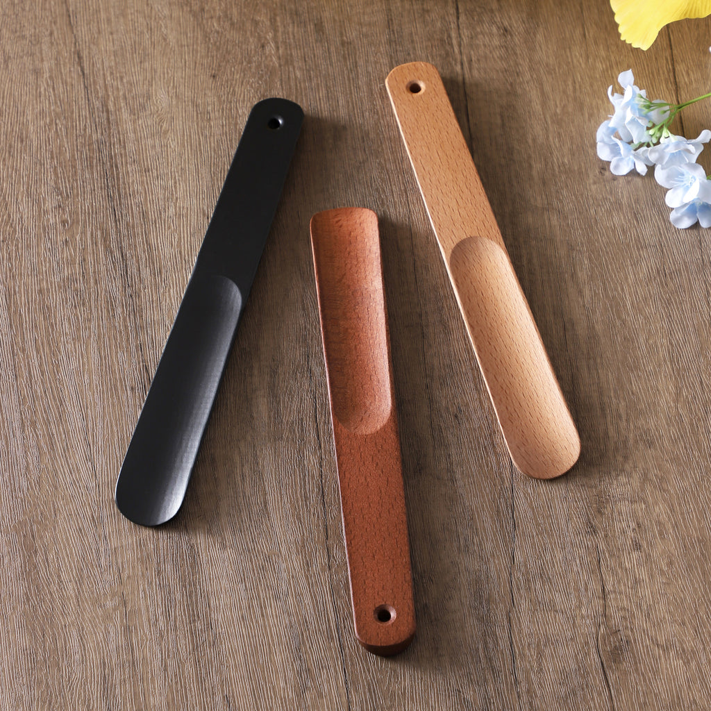 26cm Beech Wooden Shoe Horn