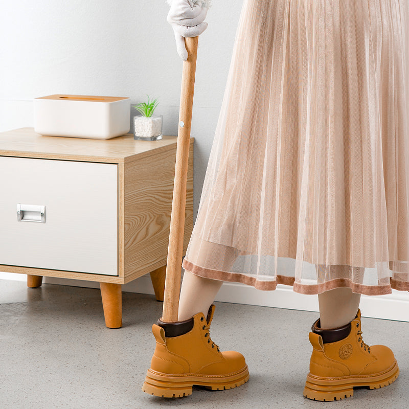 75CM Beech Wooden Magnetic Shoe Horn