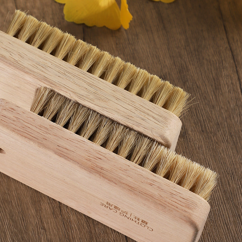 Pig hair clothing care brush