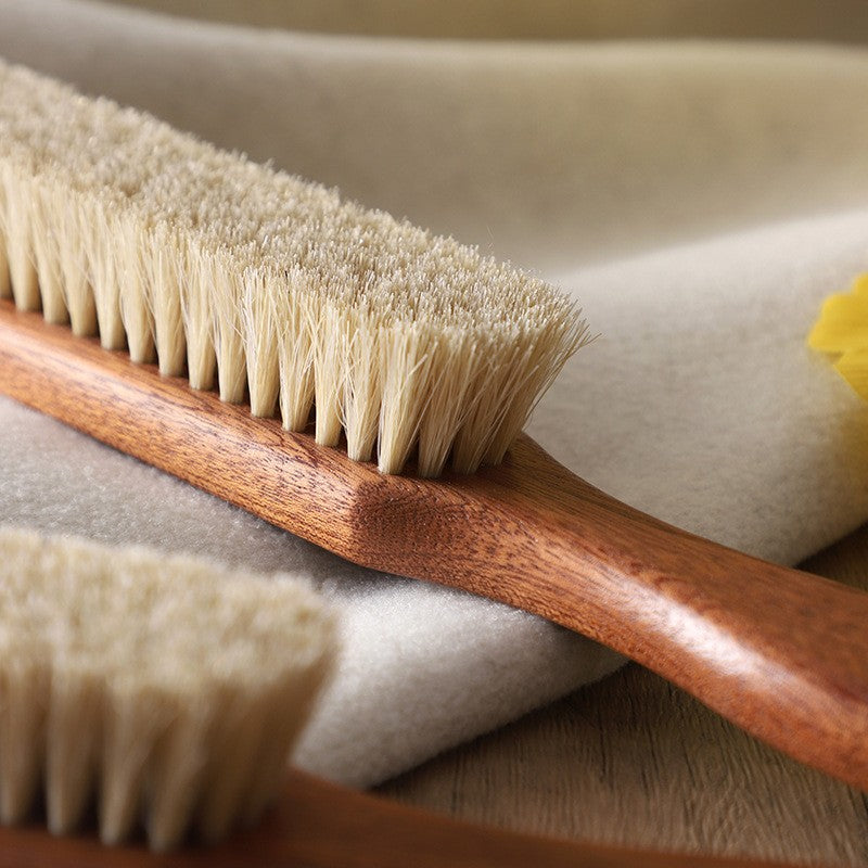 Sapele wood and horse hair Coat cleaning brush