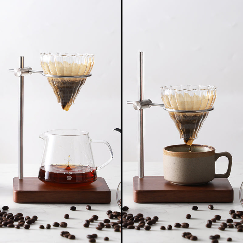 Coffee Filter Holder with Wood and metal