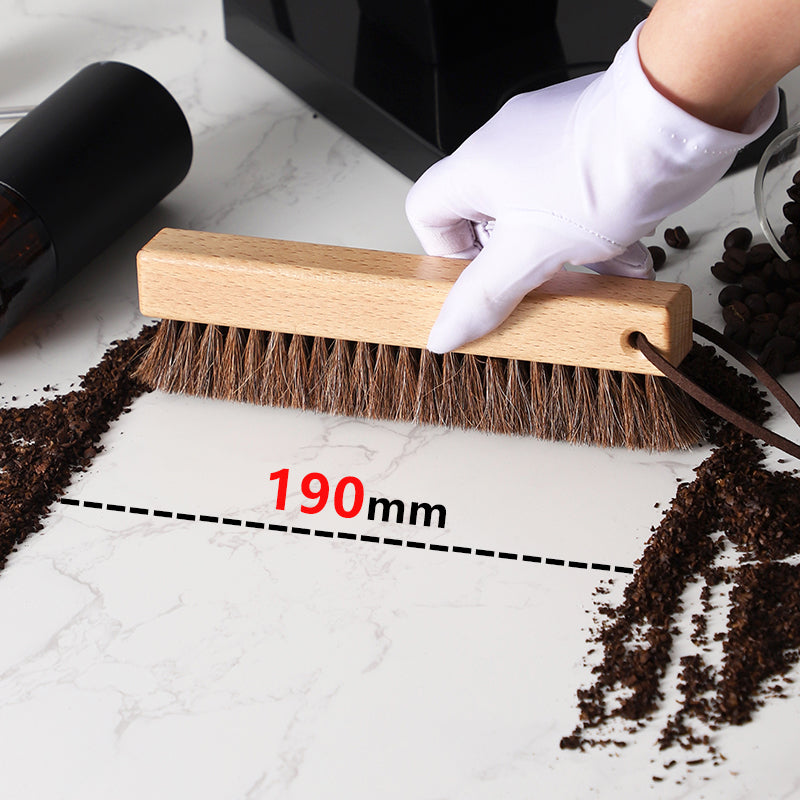 Horse hair dust cleaning brush