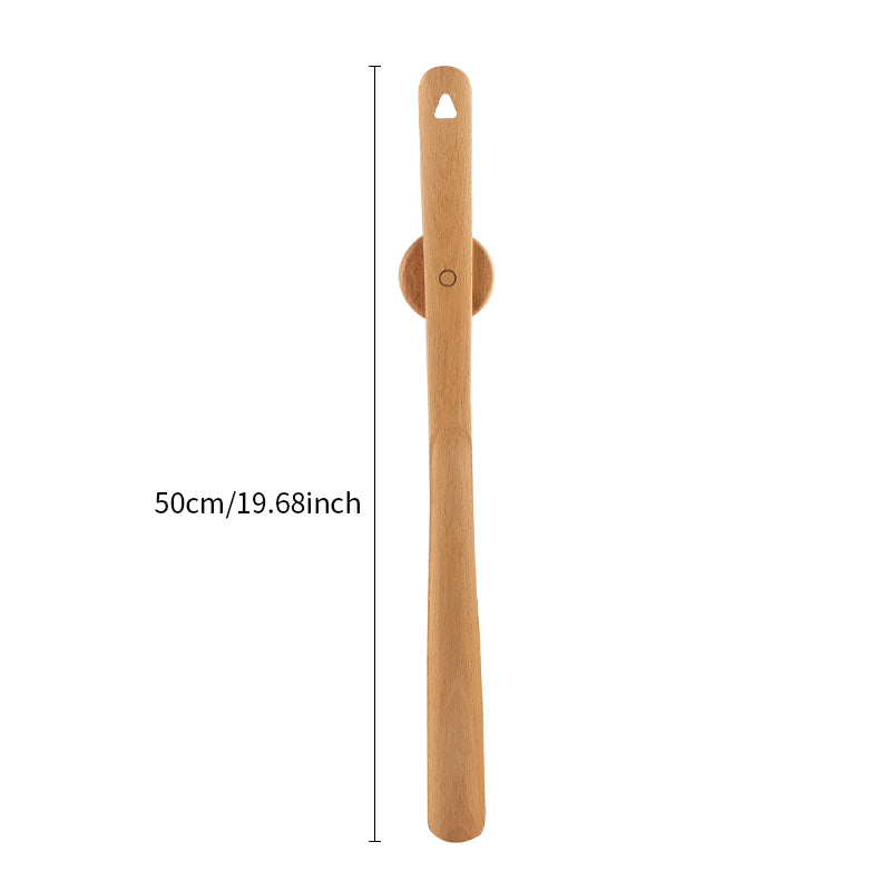 50CM Beech Wooden Magnetic Shoe Horn