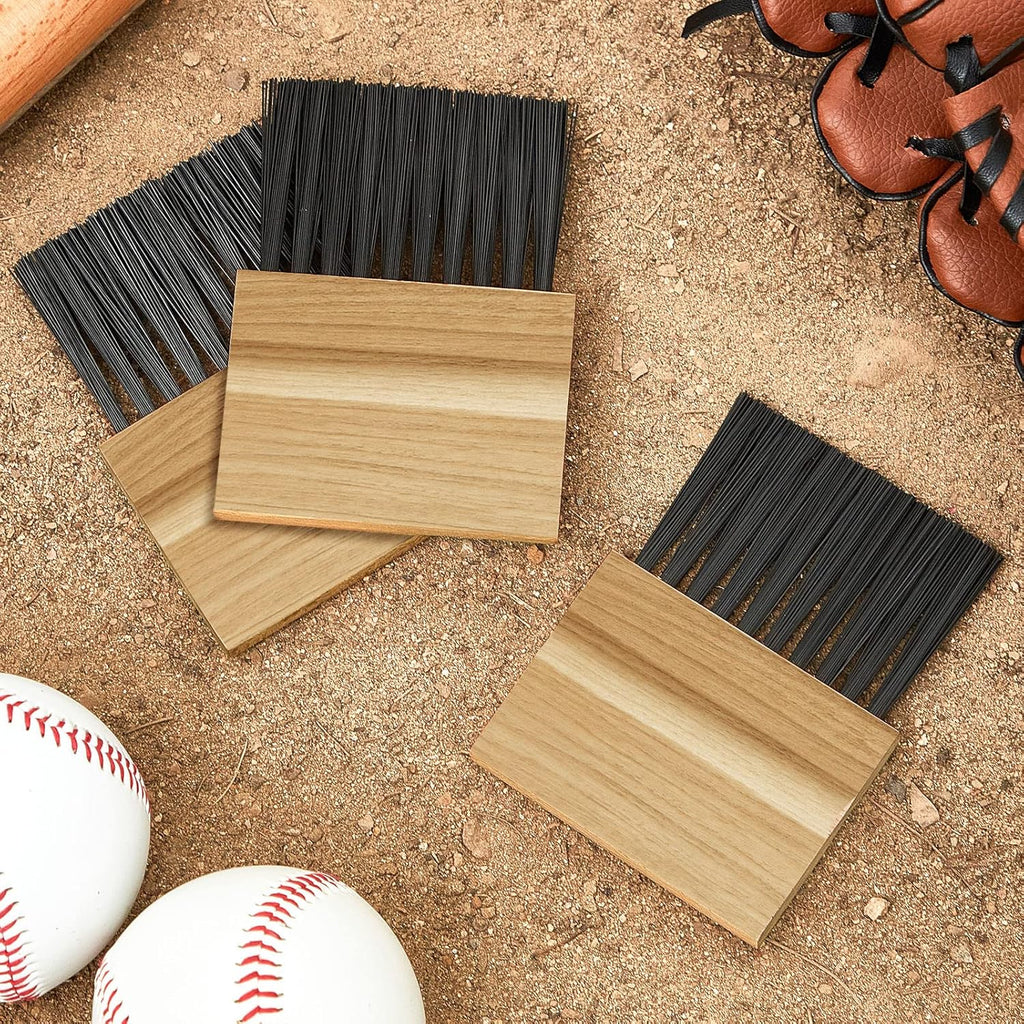 Wooden handle referee brush