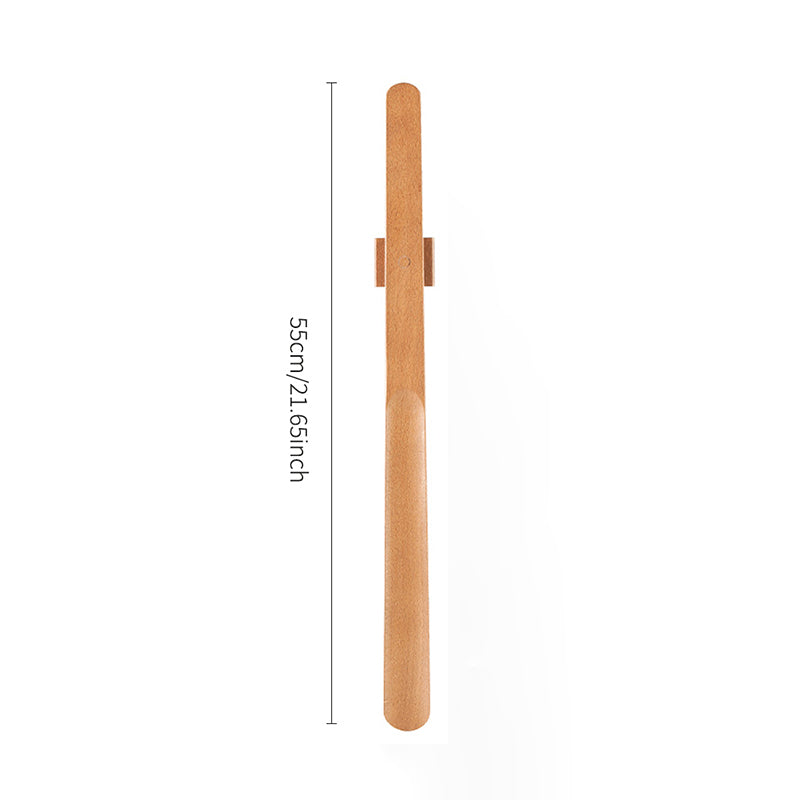 55CM Beech Wooden Magnetic Shoe Horn