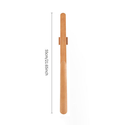 55CM Beech Wooden Magnetic Shoe Horn