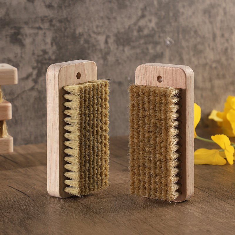 Pig hair clothing care brush
