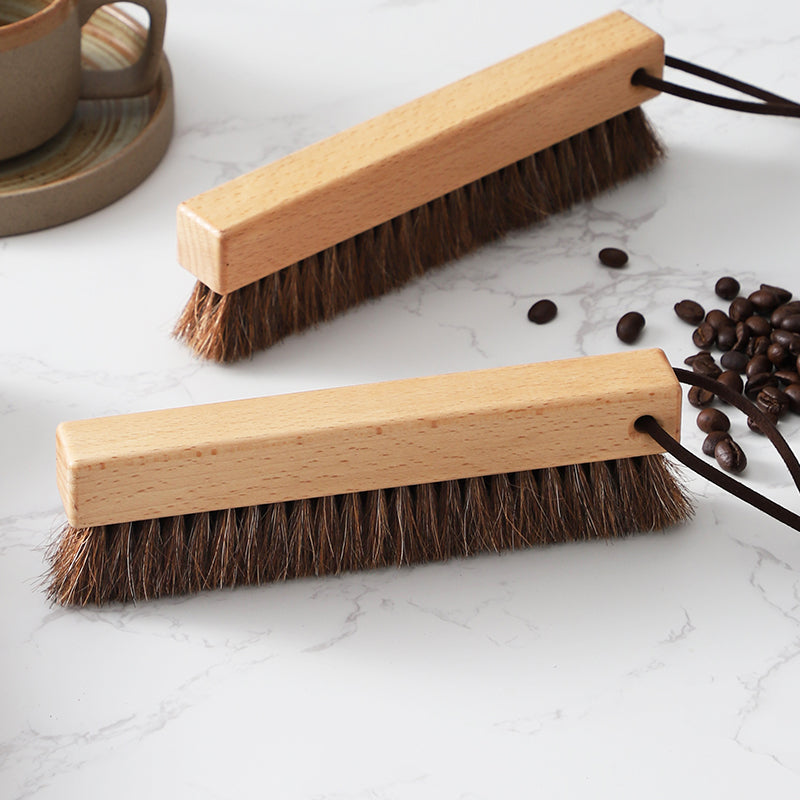 Horse hair dust cleaning brush