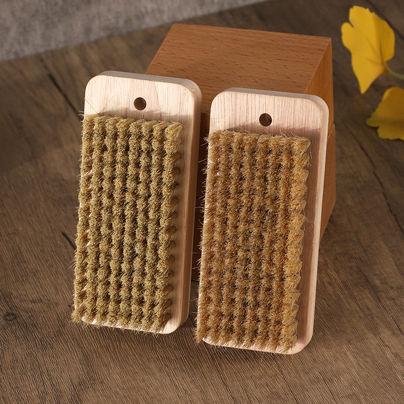 Pig hair clothing care brush