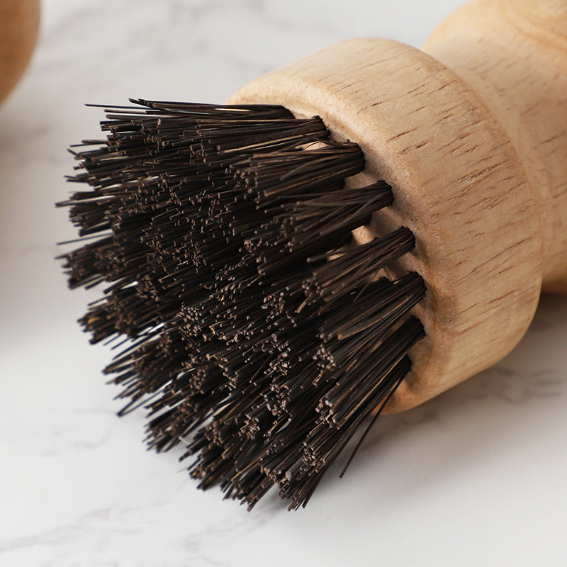 Black Coconut fibre bristle Pot brush