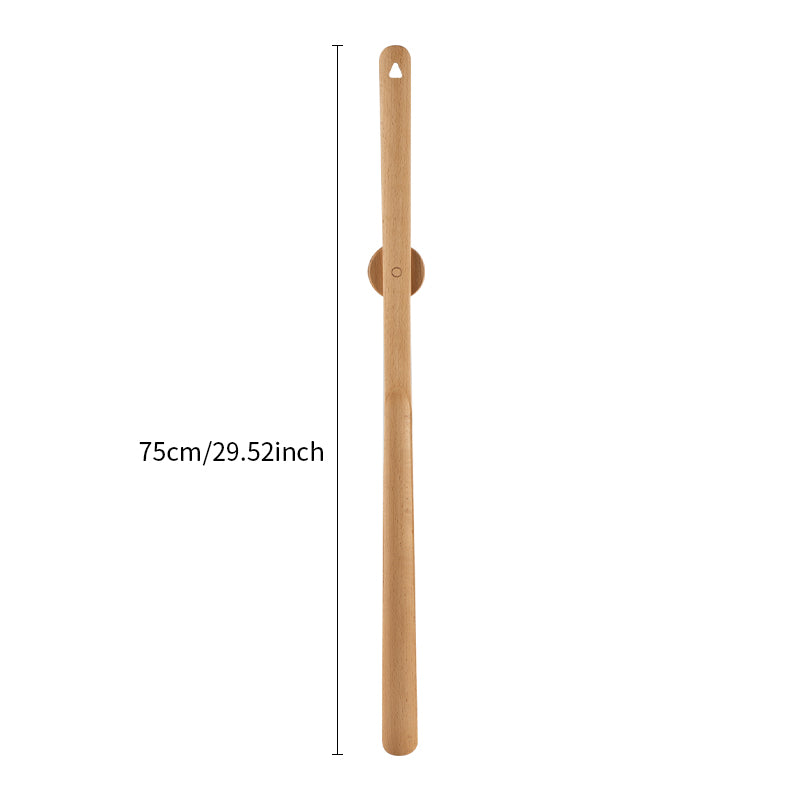 75CM Beech Wooden Magnetic Shoe Horn