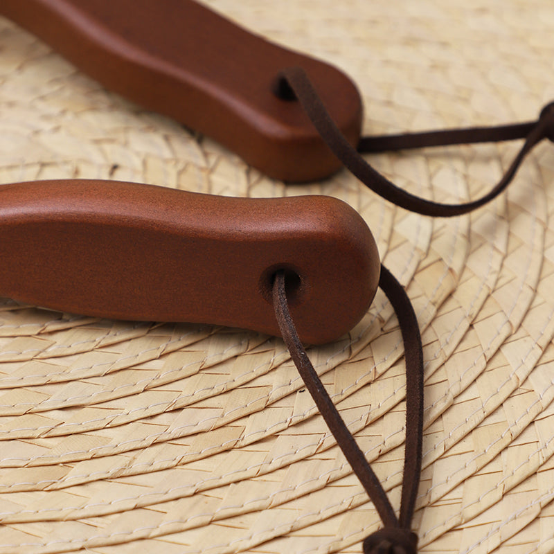 Nut-brown Clothing care brush with Wooden and pig hair