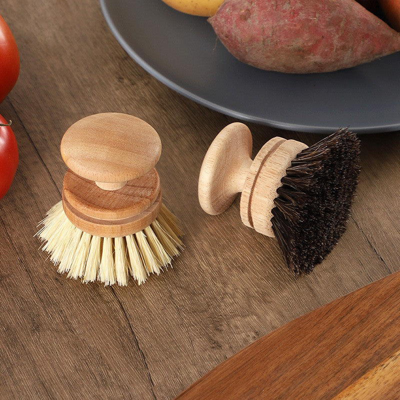 Wooden handle Kitchen cleaning brush