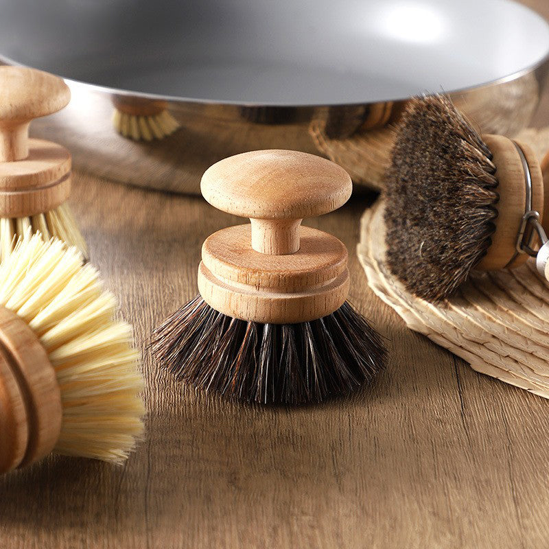 Wooden handle Kitchen cleaning brush