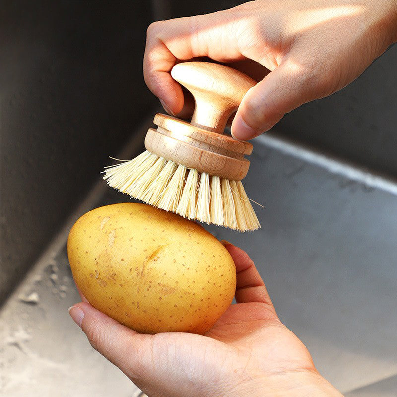 Wooden handle Kitchen cleaning brush