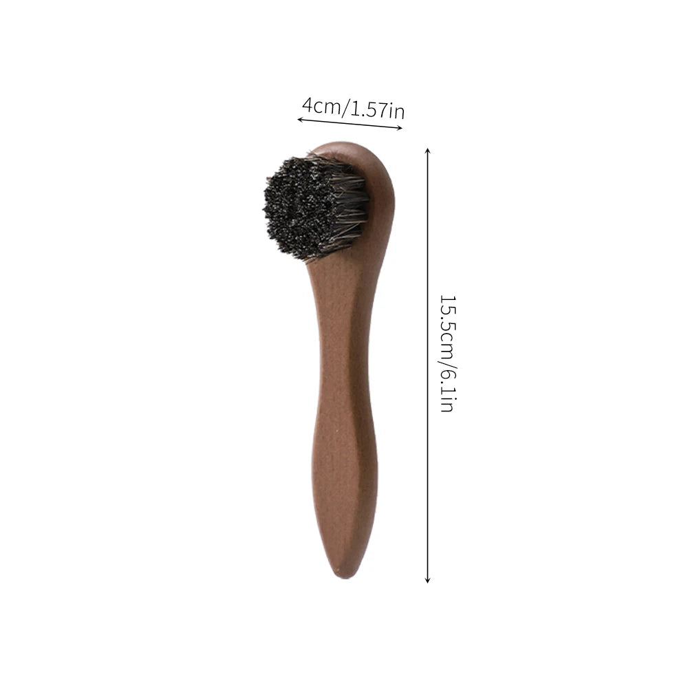 Horsehair Shoe Brush Shoe Care & Polishing
