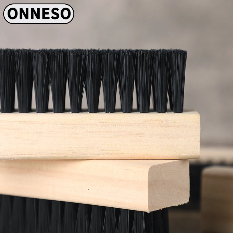 Natural Wooden Handle Sneaker Cleaning Brush