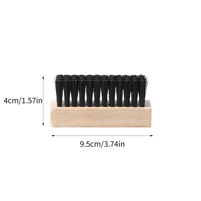 Natural Wooden Handle Sneaker Cleaning Brush