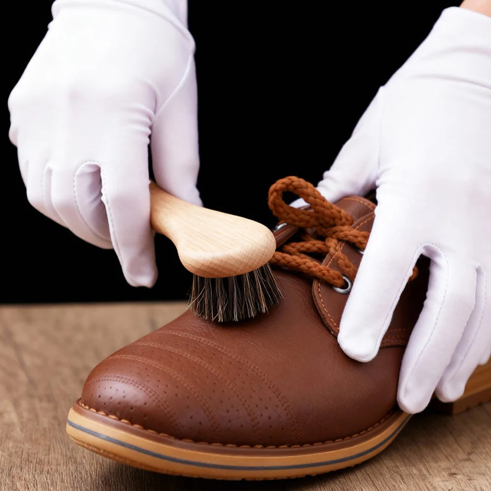Horsehair Shoe Brush Shoe Care & Polishing