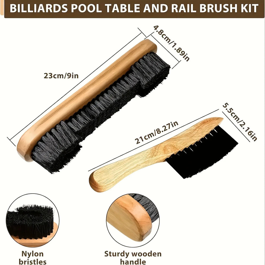 2pcs Pool Table Brush Set