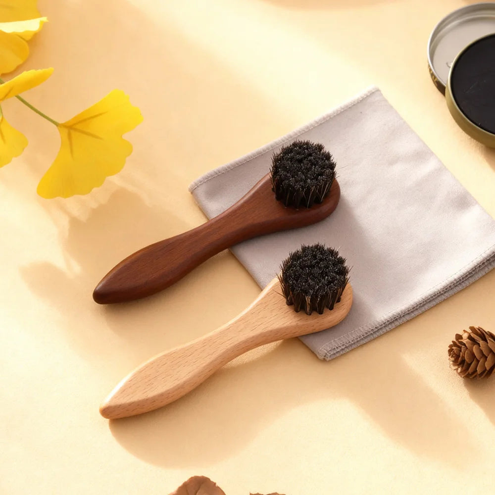 Horsehair Shoe Brush Shoe Care & Polishing