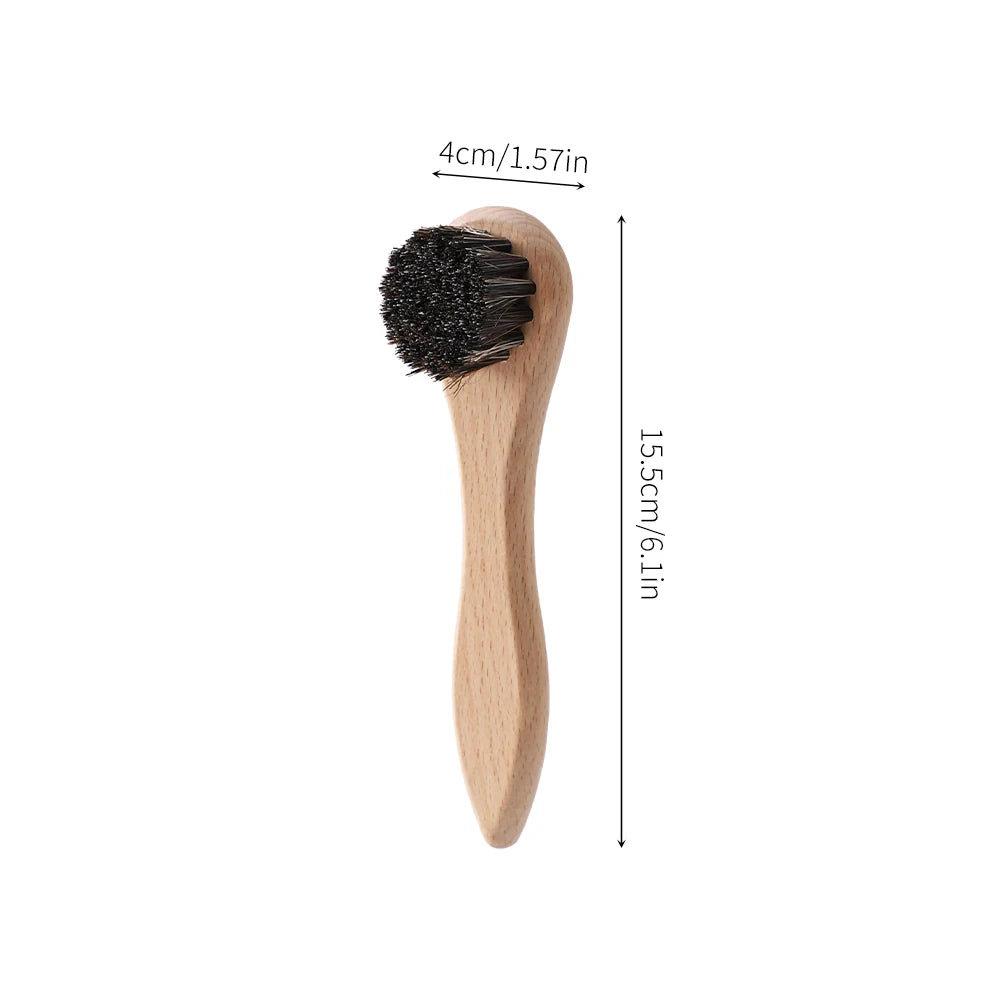 Horsehair Shoe Brush Shoe Care & Polishing