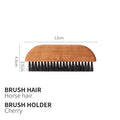 Coffee powder cleaning brush with Cherry Wood