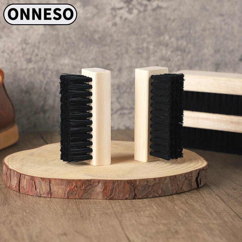 Natural Wooden Handle Sneaker Cleaning Brush