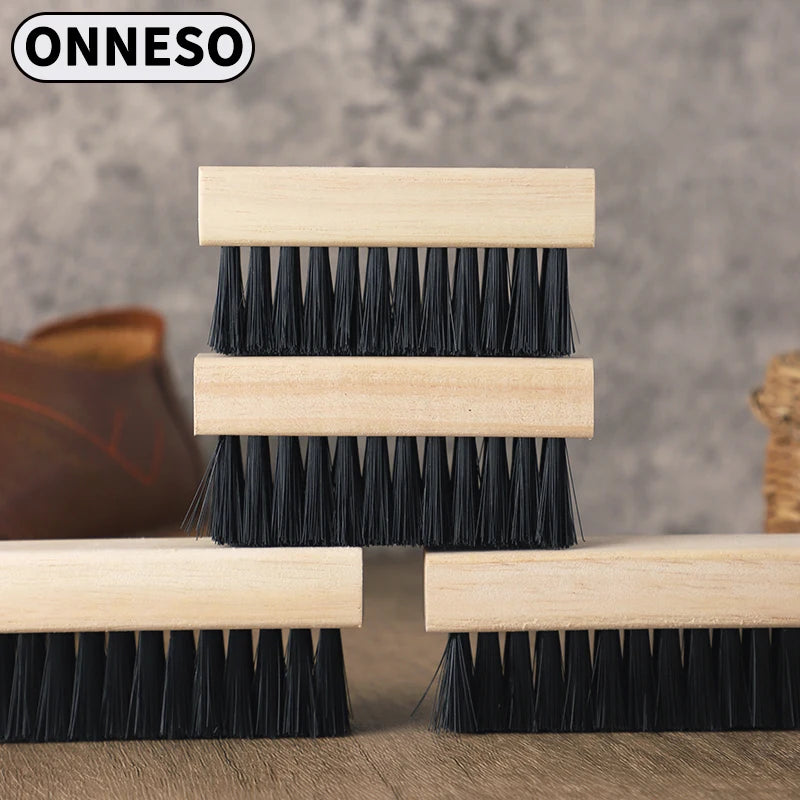 Natural Wooden Handle Sneaker Cleaning Brush