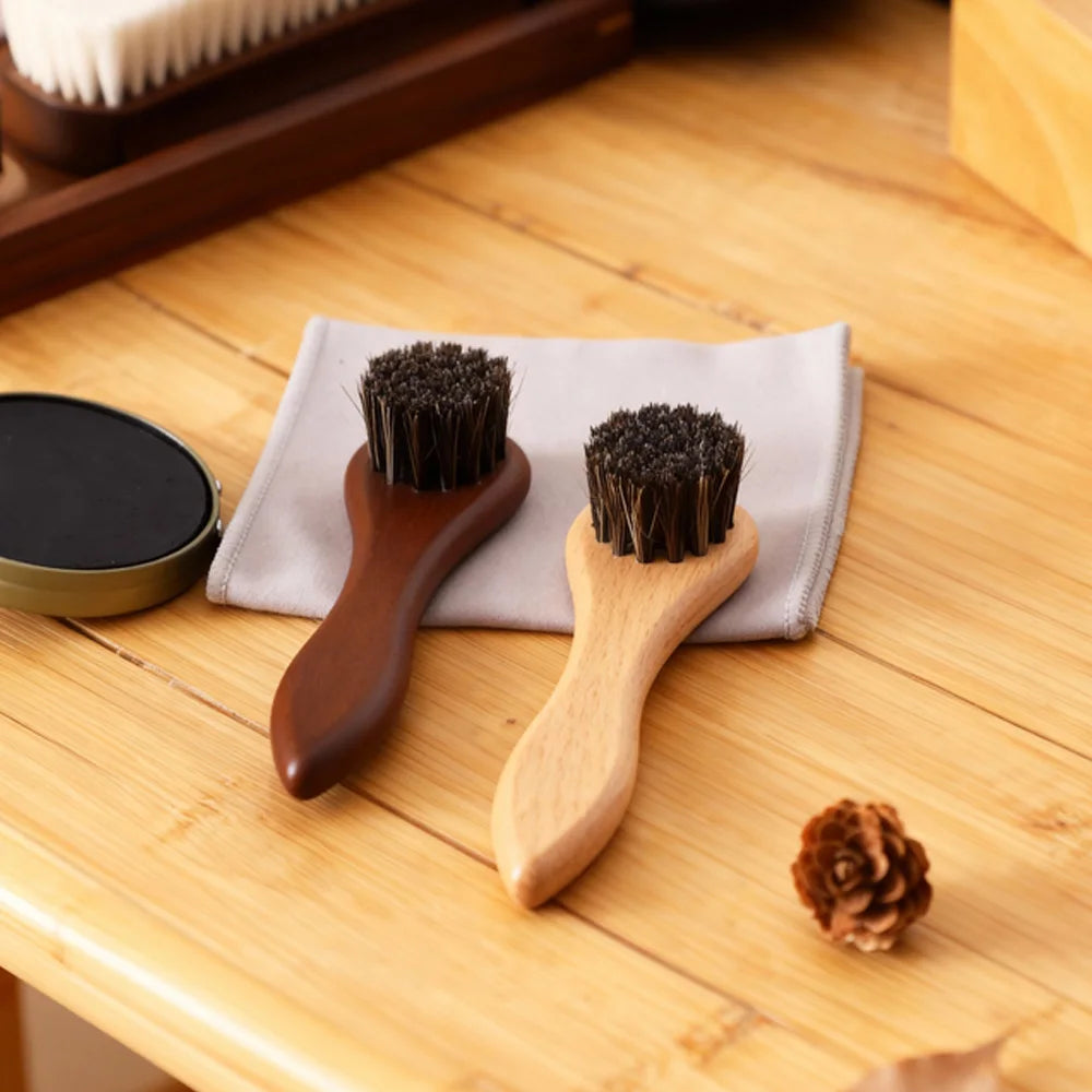Horsehair Shoe Brush Shoe Care & Polishing