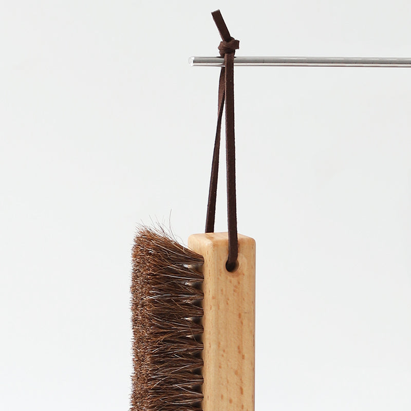 Horse hair dust cleaning brush