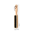 Special care brush for overcoats made of beech wood and pig hair