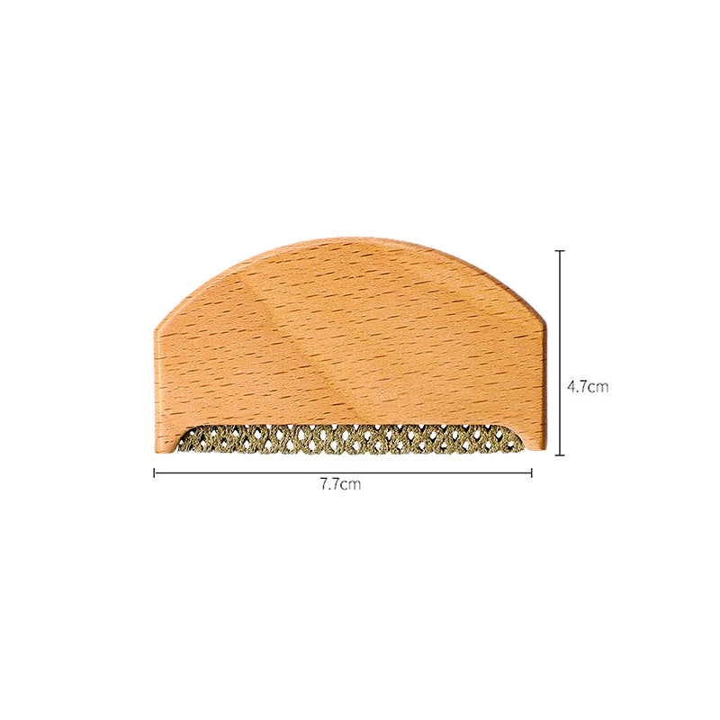 Mini clothing shaver Beech wood + polyester fabric