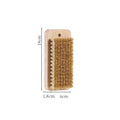 Pig hair clothing care brush