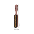 Nut-brown Clothing care brush with Wooden and pig hair