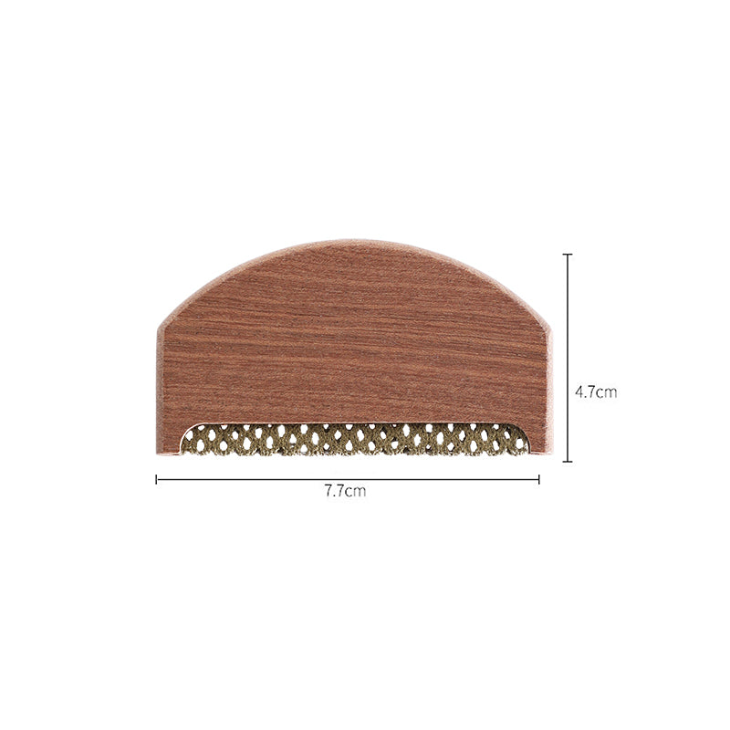 Mini clothing shaver Beech wood + polyester fabric