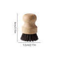 Black Coconut fibre bristle Pot brush